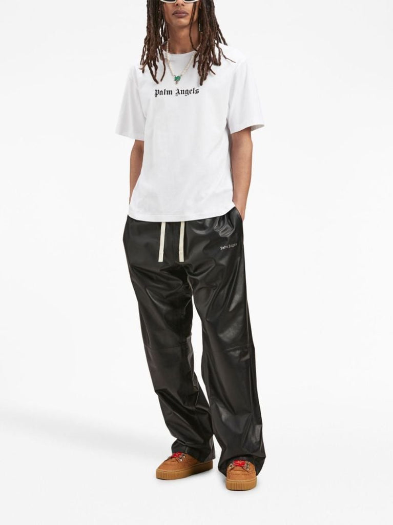 White Logo-print Cotton T-shirt