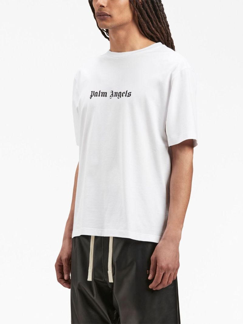 White Logo-print Cotton T-shirt