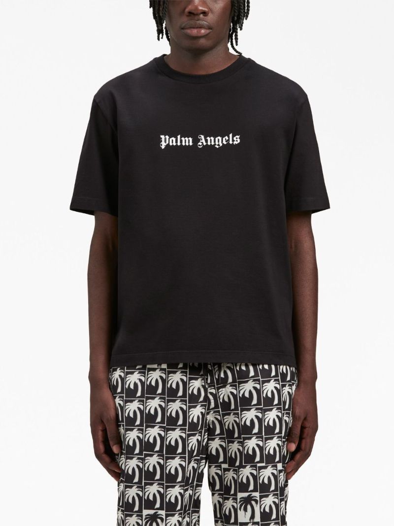 Black Logo-print Cotton T-shirt
