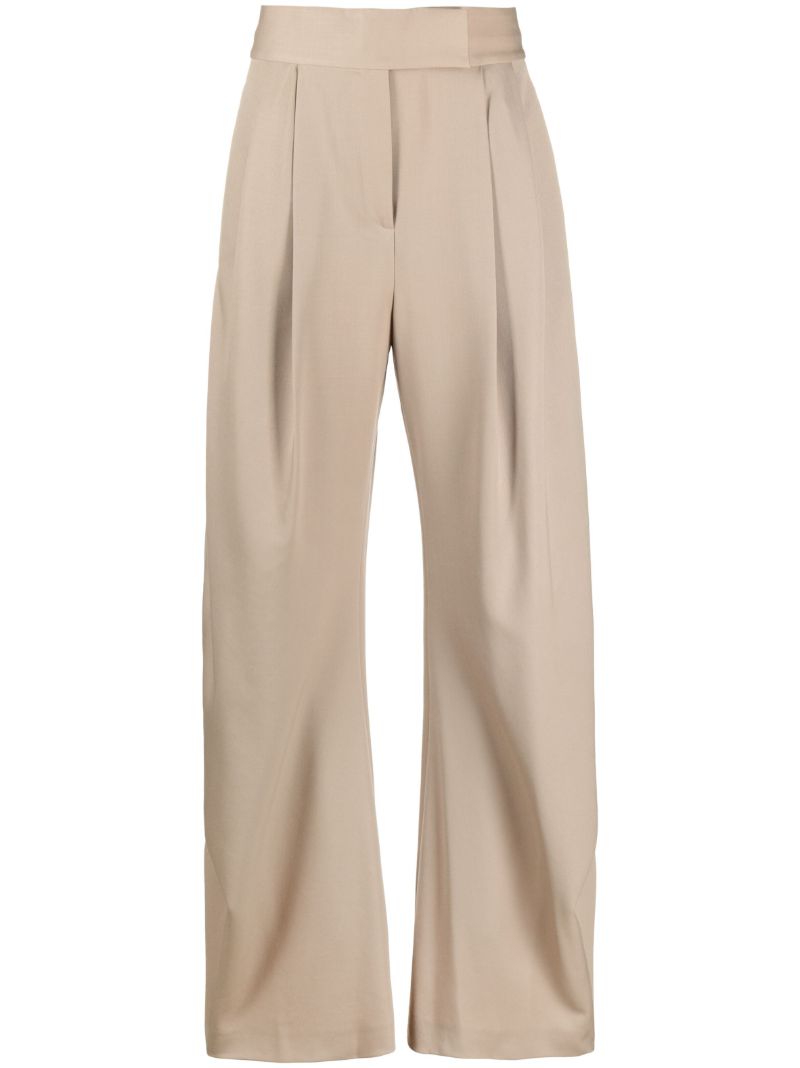 Neutral Gary Wide-leg Trousers