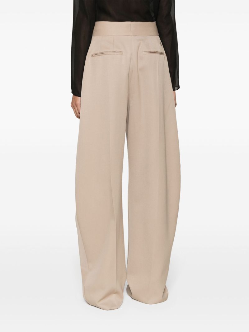Neutral Gary Wide-leg Trousers