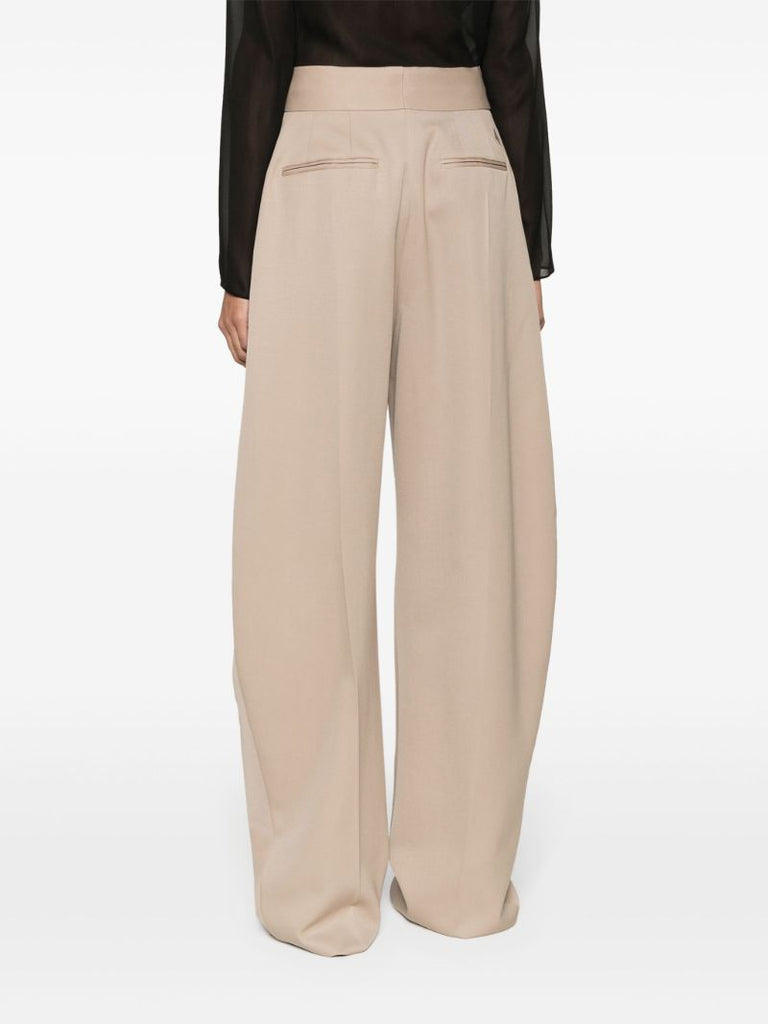 Neutral Gary Wide-leg Trousers