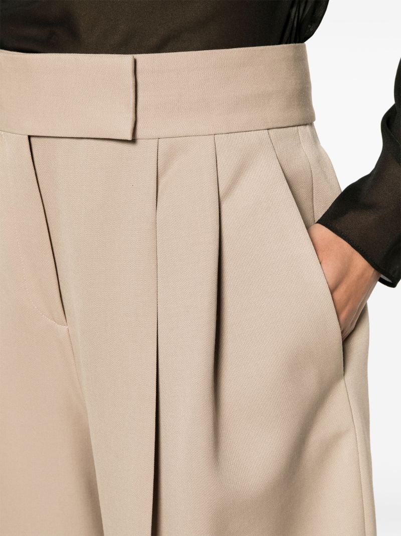 Neutral Gary Wide-leg Trousers