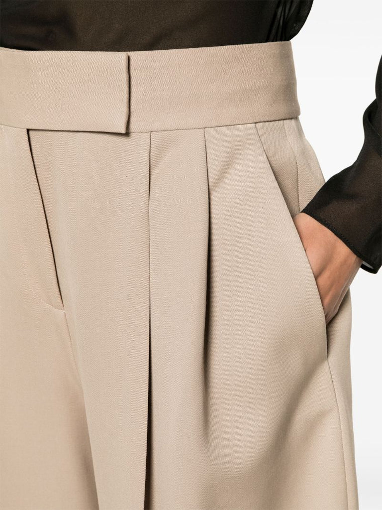 Neutral Gary Wide-leg Trousers