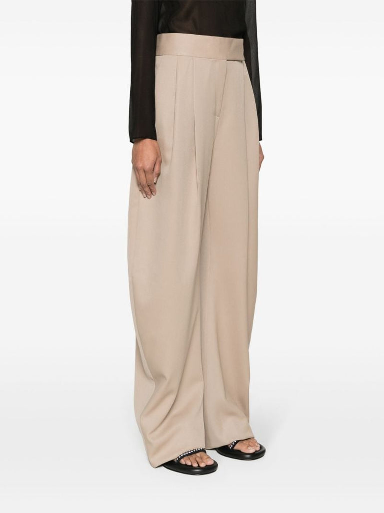 Neutral Gary Wide-leg Trousers