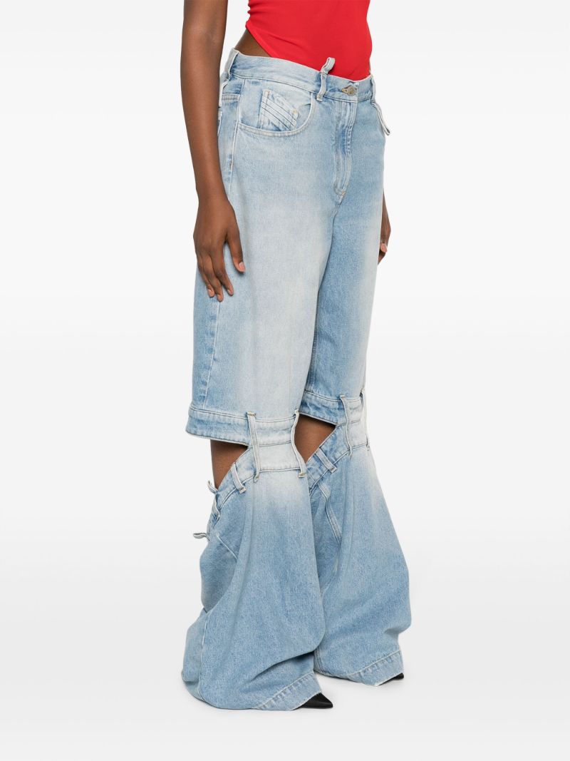 Blue Ashton Cut-out Jeans