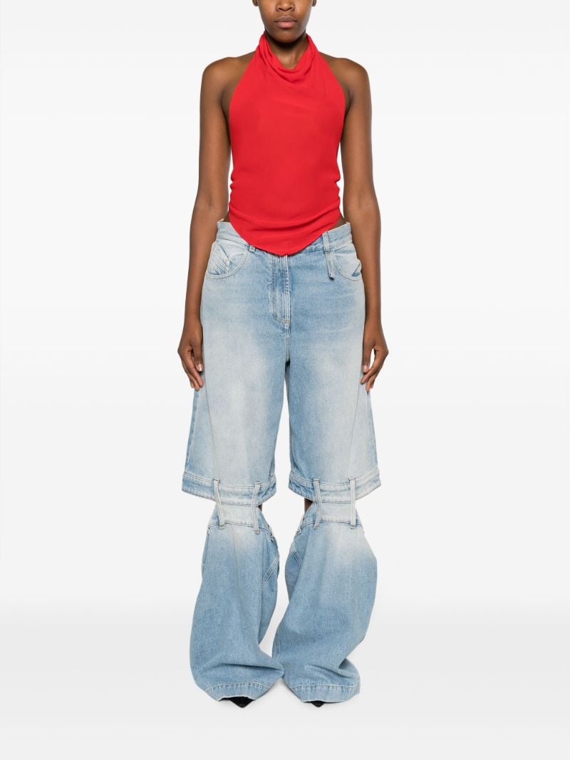 Blue Ashton Cut-out Jeans