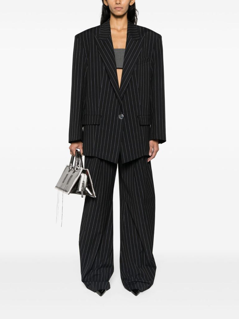 Navy Glen Pinstripe Blazer
