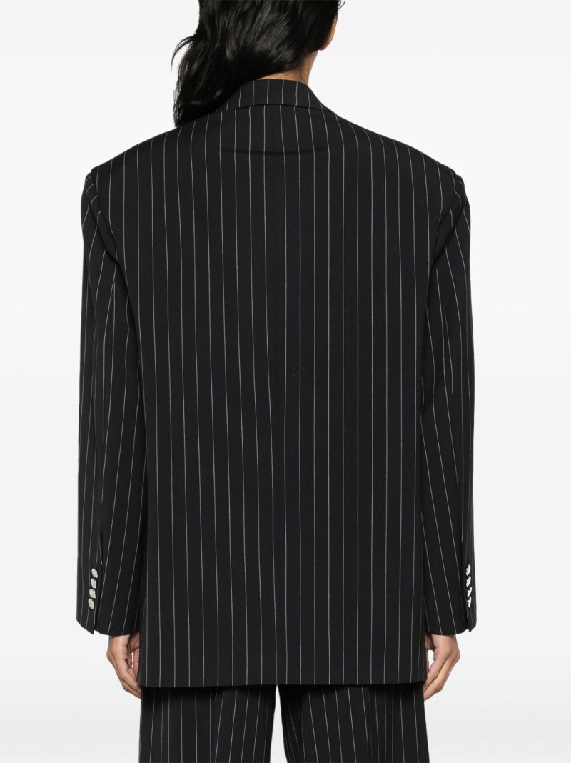 Navy Glen Pinstripe Blazer