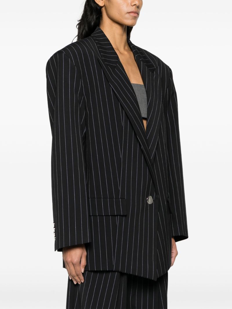 Navy Glen Pinstripe Blazer