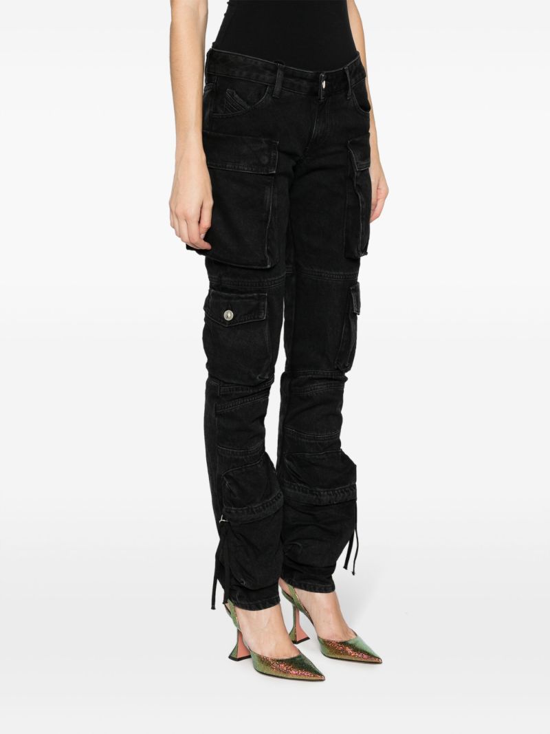 Black Essie Cargo Jeans