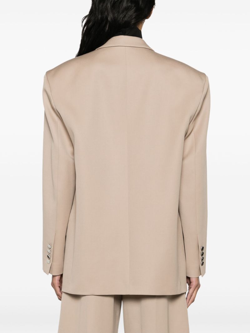 Neutral Glen Single-breasted Blazer
