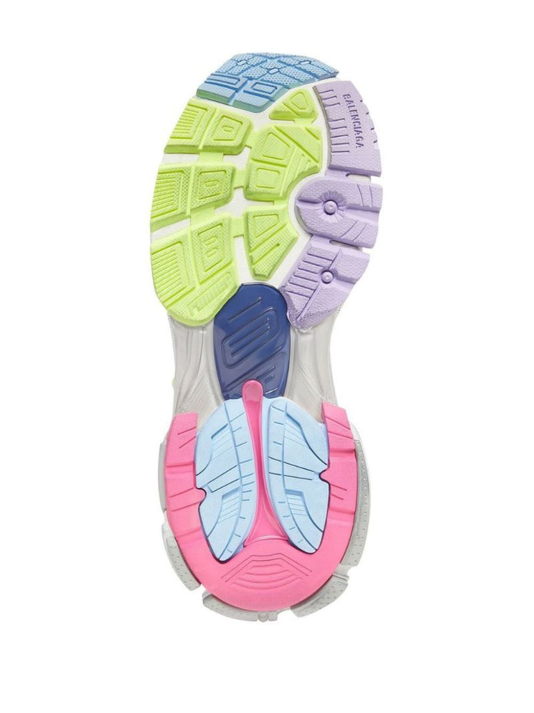 Grey Runner Panelled Sneakers