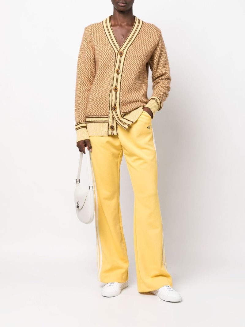 Yellow Clarinet Knitted Cardigan