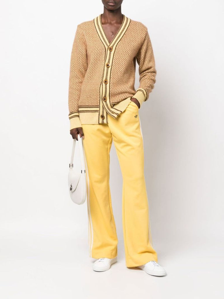 Yellow Clarinet Knitted Cardigan