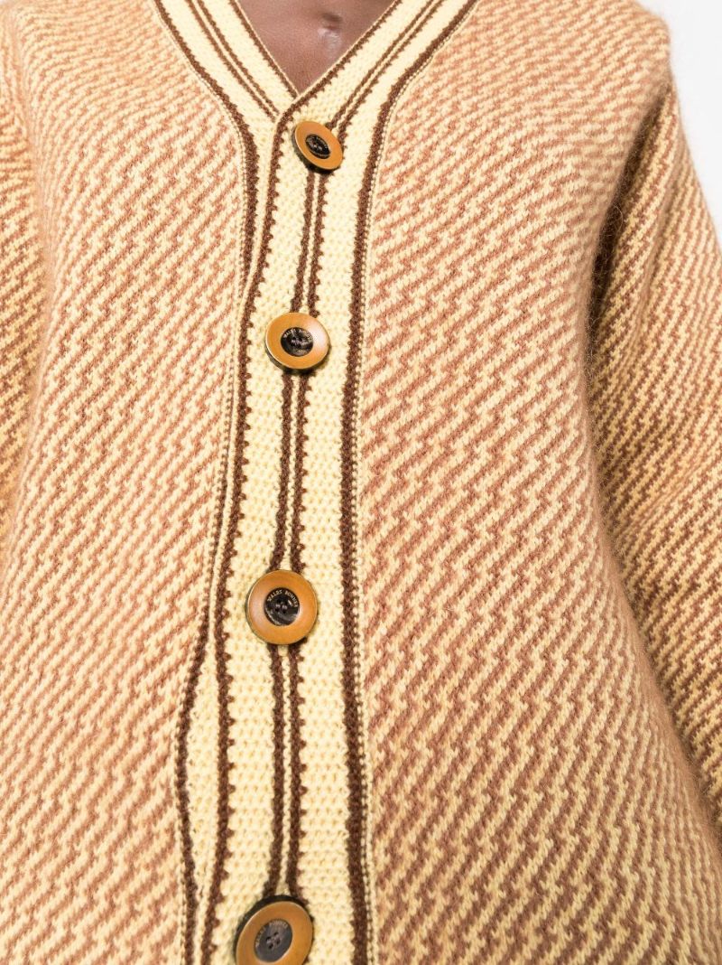 Yellow Clarinet Knitted Cardigan