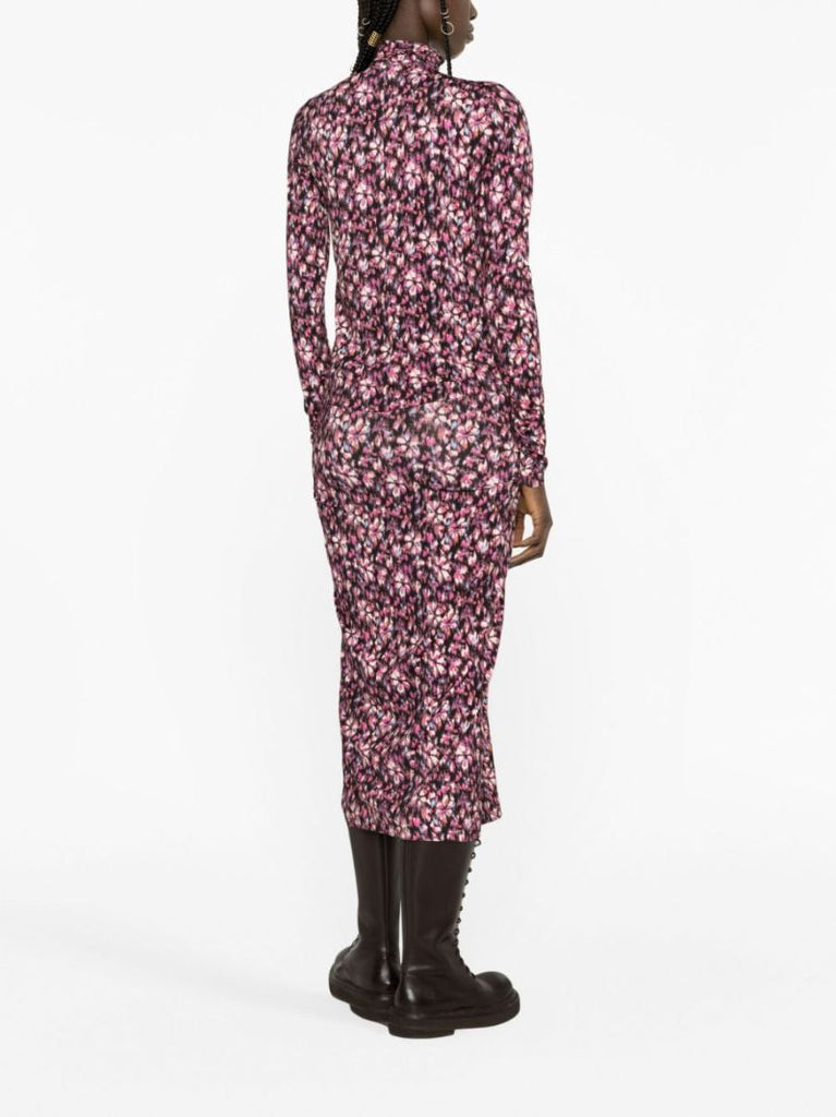Pink Lou Floral-print Jersey Top