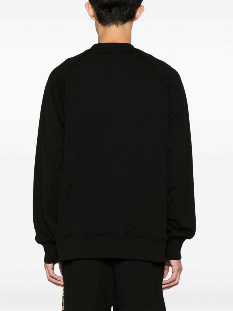 Black Logo-print Cotton Sweatshirt