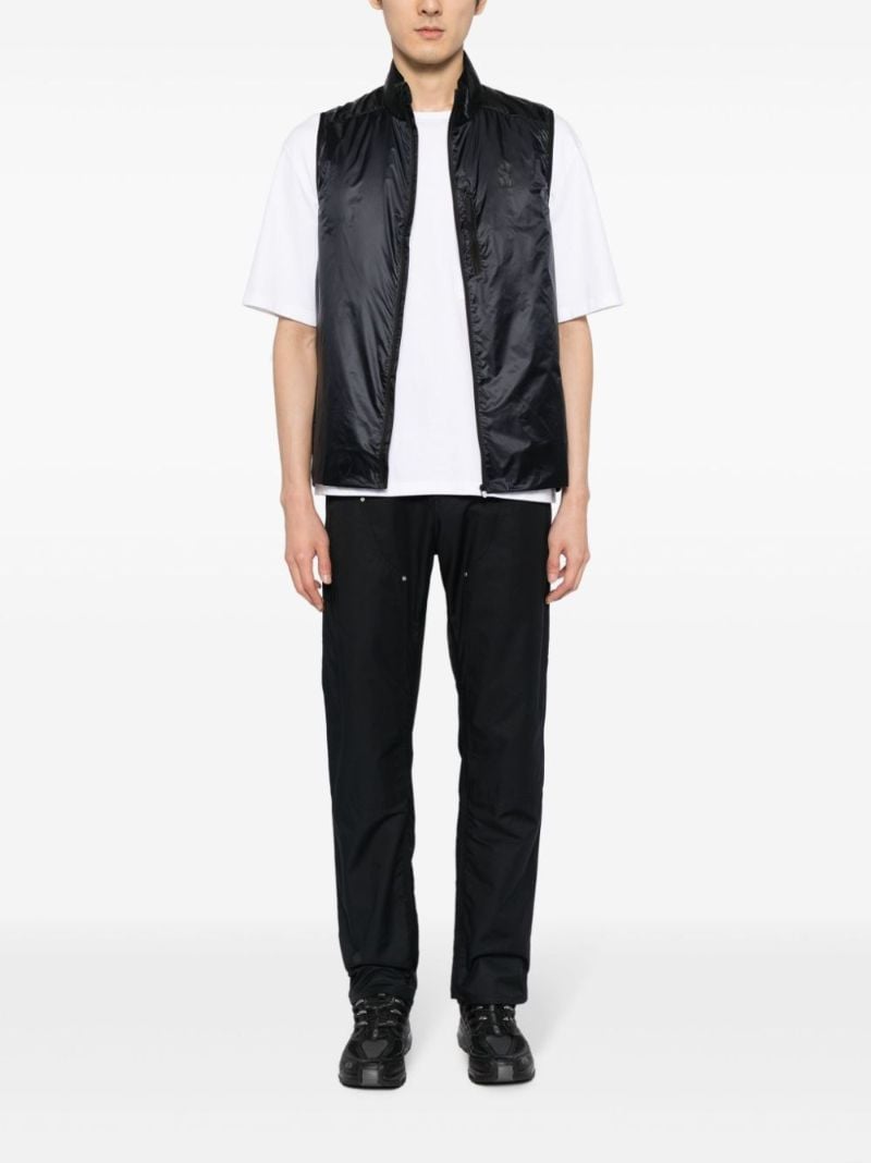 Black Weather Logo-print Gilet