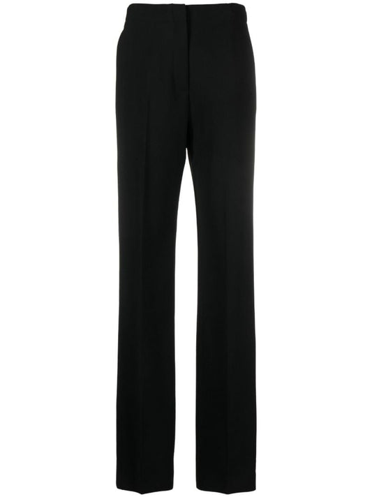Black Lucia Straight-leg Trousers