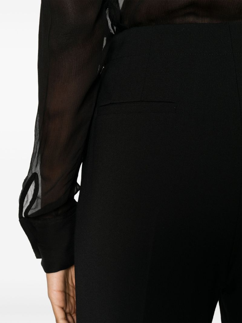Black Lucia Straight-leg Trousers