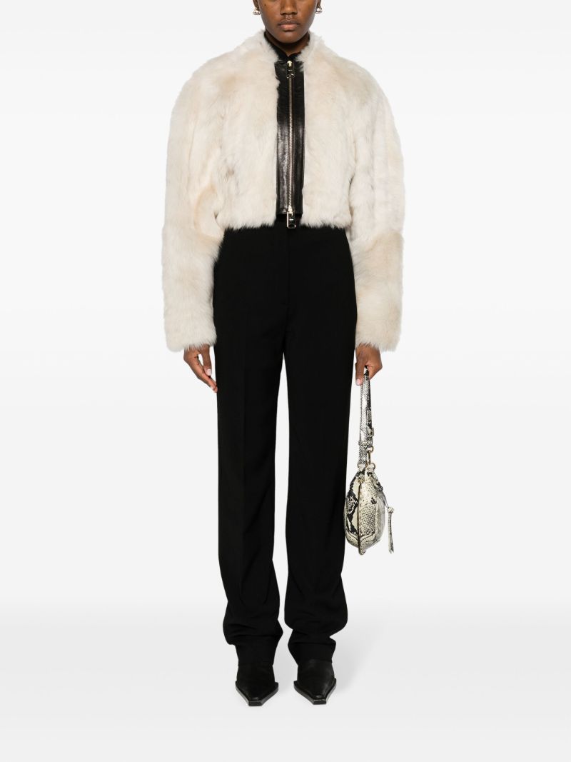 Black Lucia Straight-leg Trousers