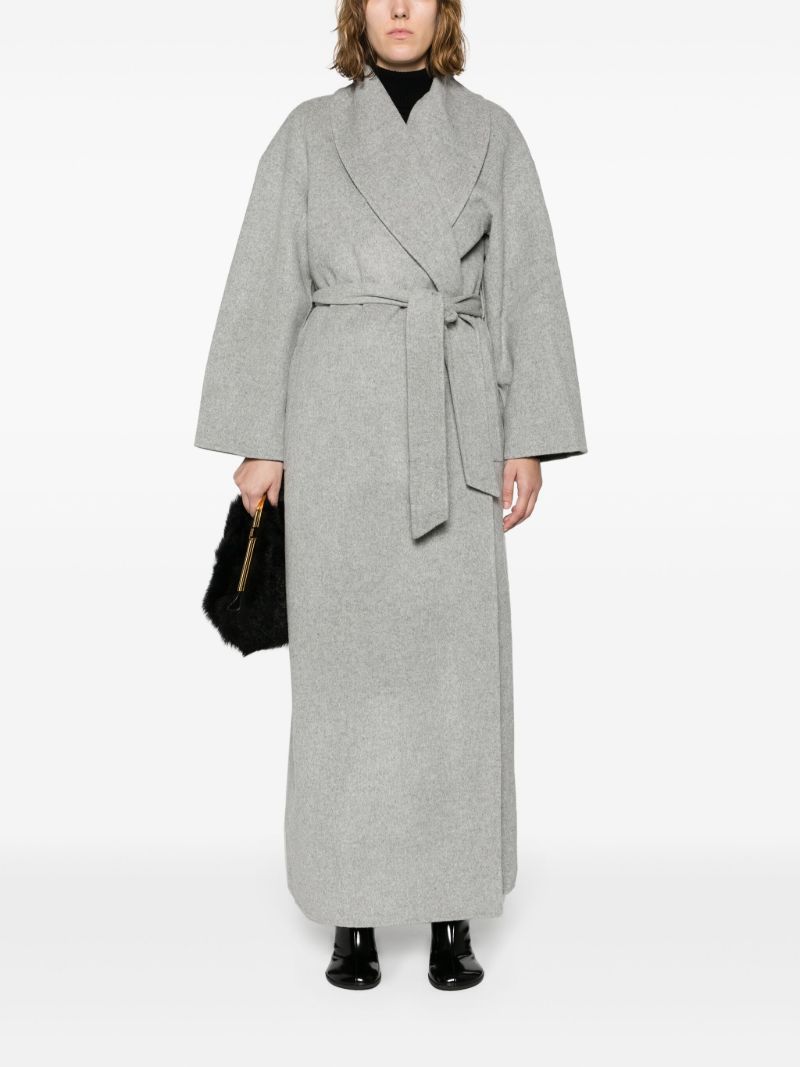Grey Jore Belted Coat