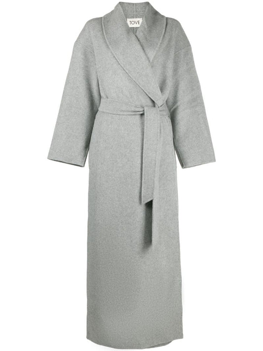 Grey Jore Belted Coat