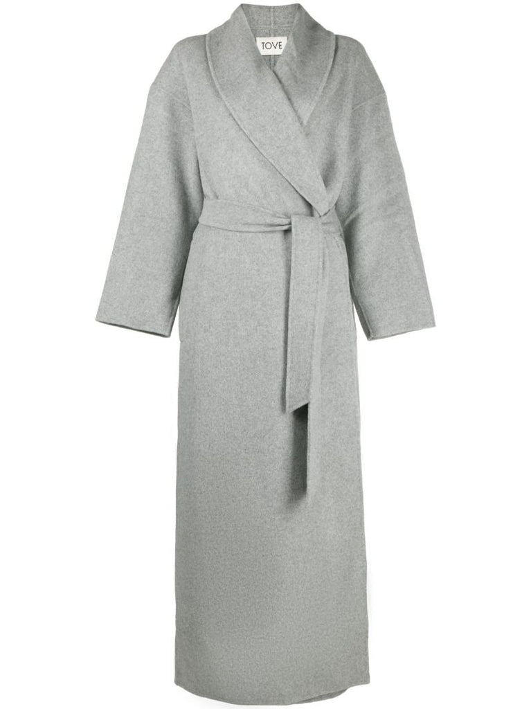 Grey Jore Belted Coat