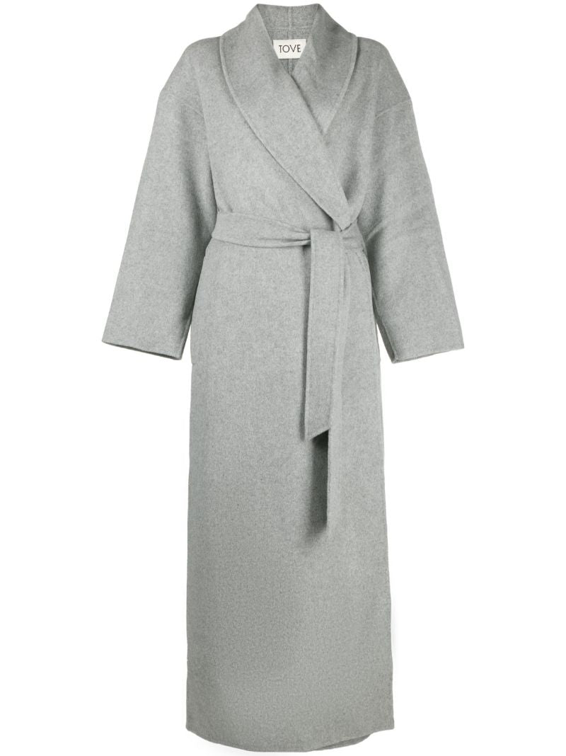 Grey Jore Belted Coat