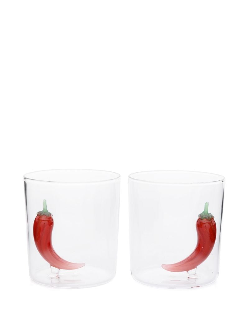 X Browns Clear Picante Cocktail Glasses Set