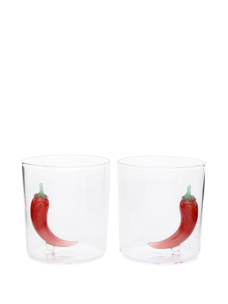 X Browns Clear Picante Cocktail Glasses Set