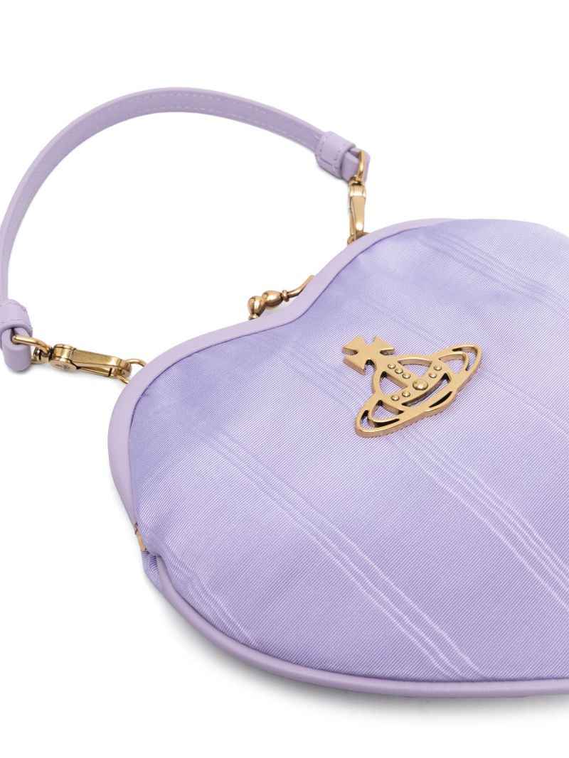 Purple Belle Heart Mini Bag