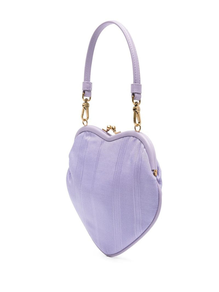 Purple Belle Heart Mini Bag