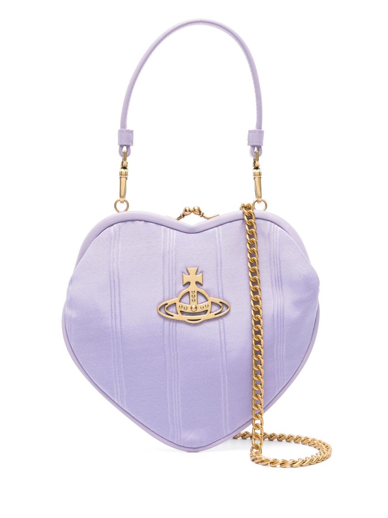 Purple Belle Heart Mini Bag