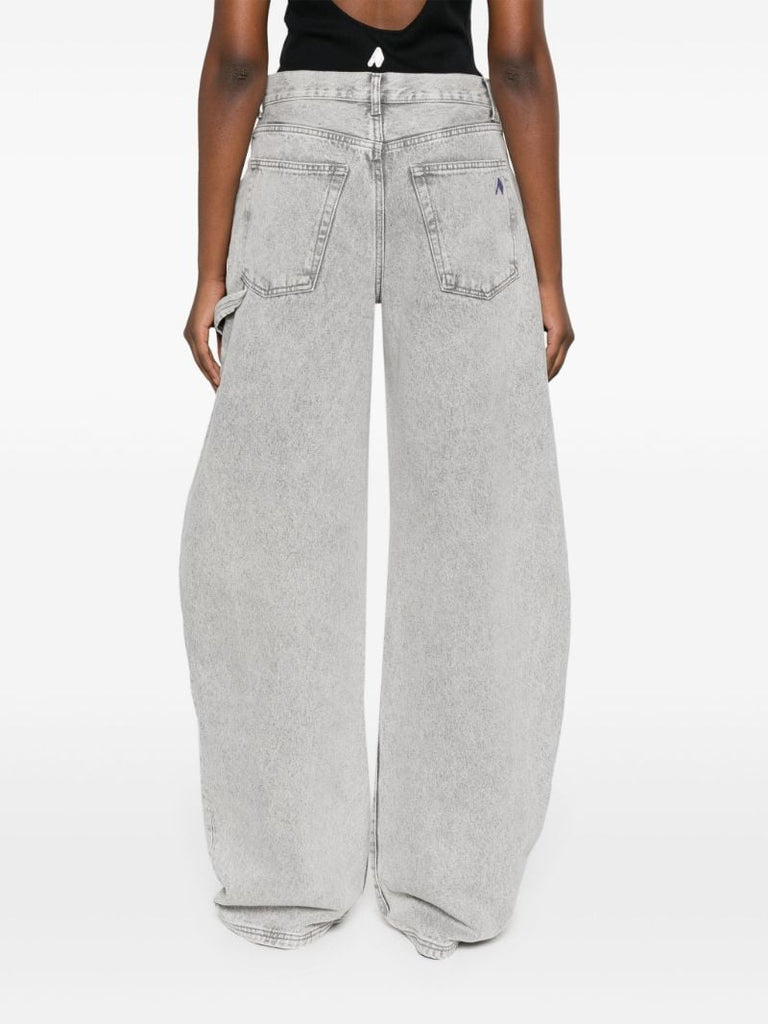 Grey Effie Wide-leg Jeans