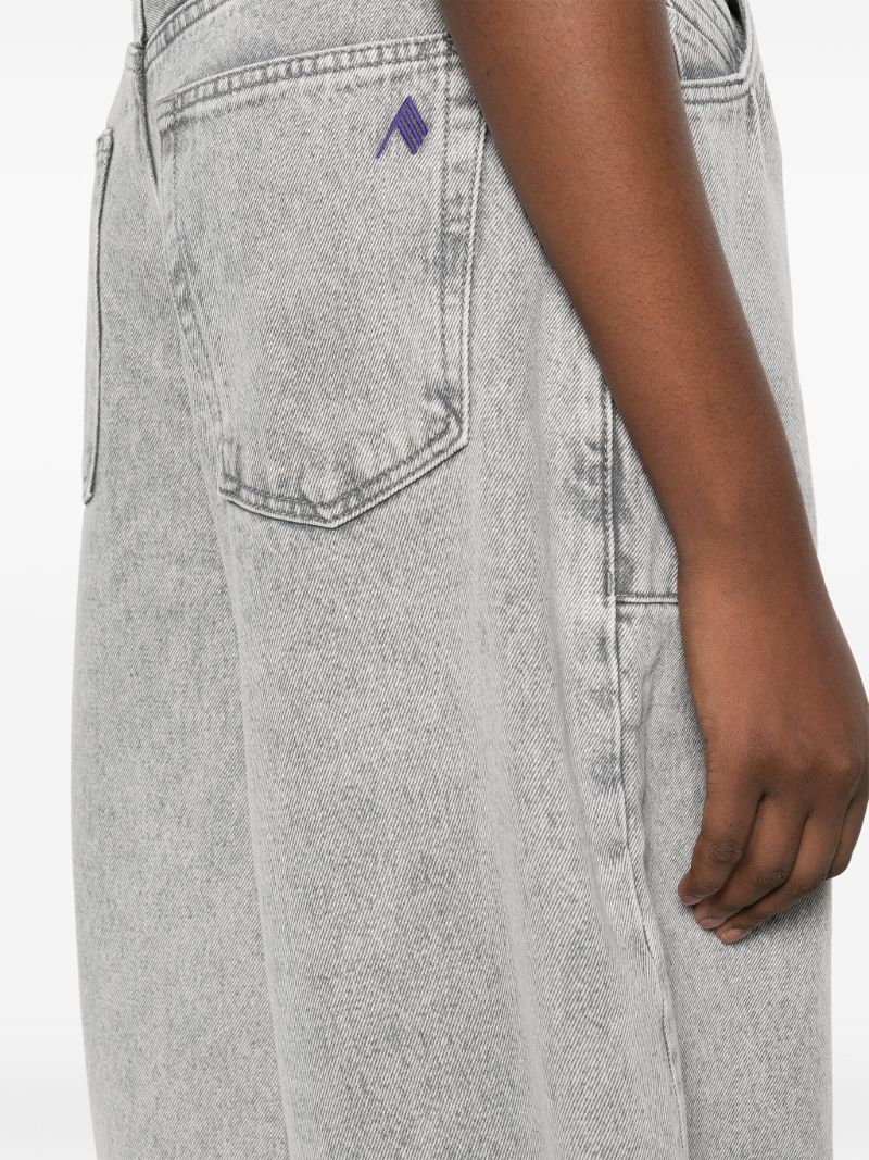 Grey Effie Wide-leg Jeans