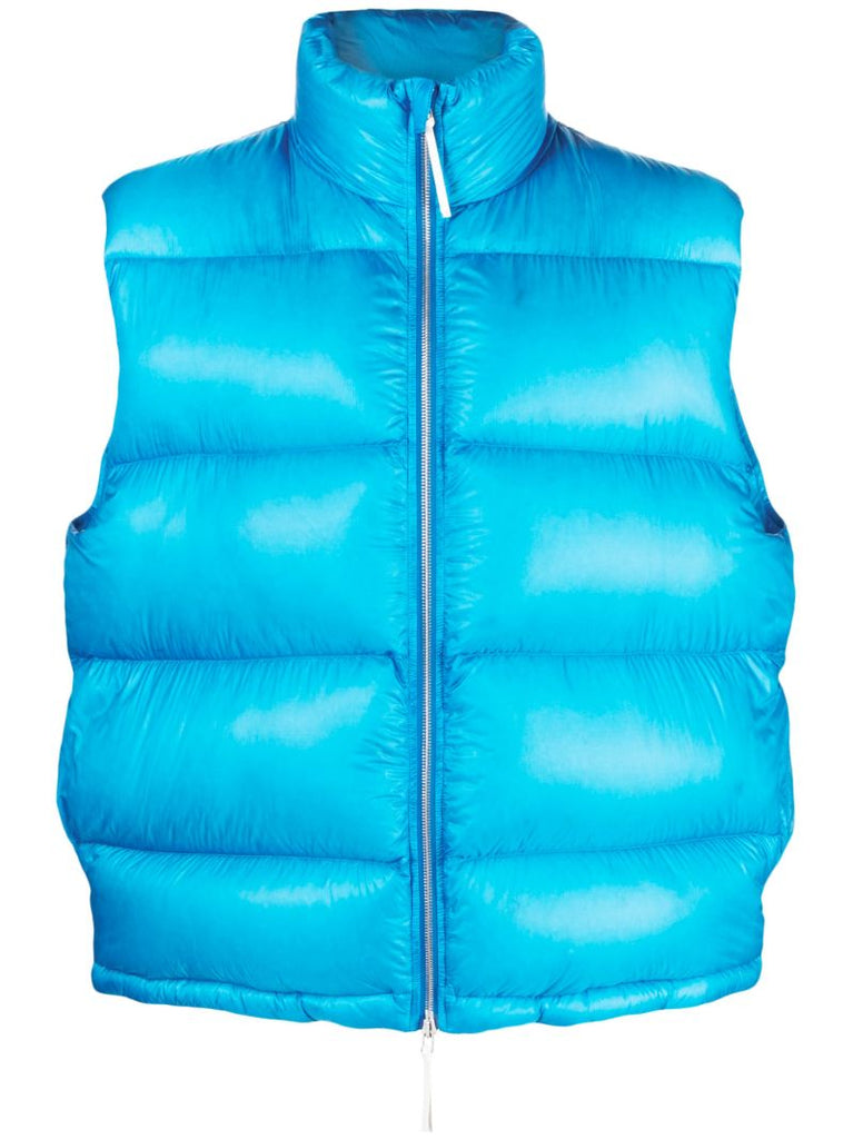 Blue Quilted Vest