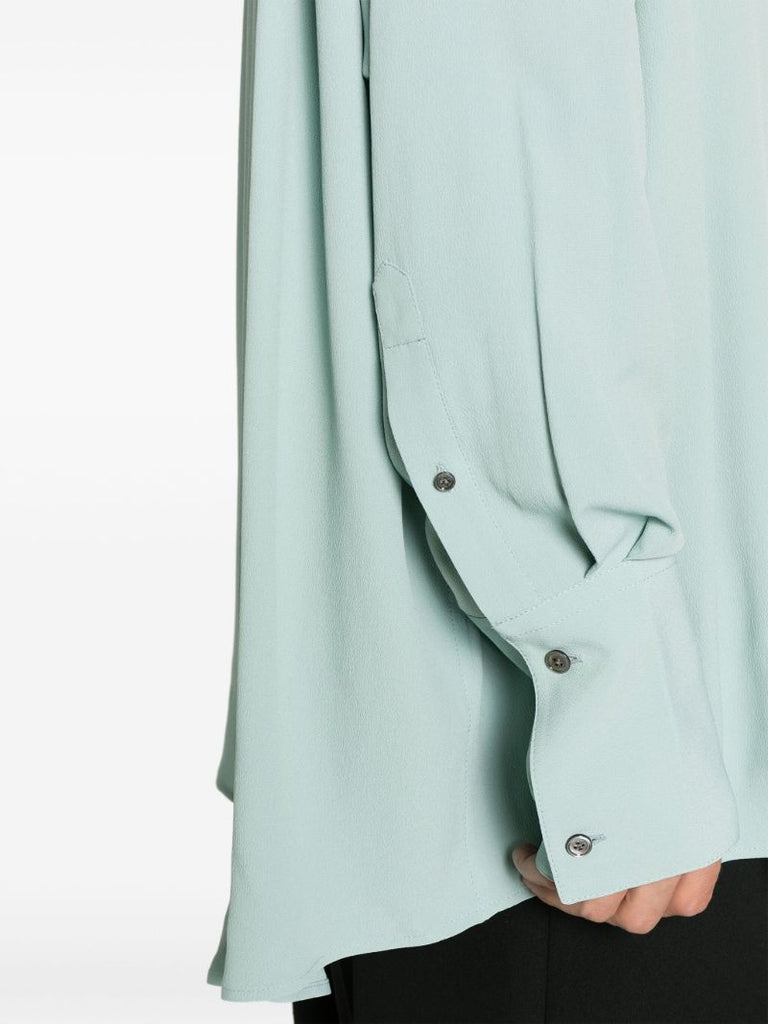 Blue CrÃ_x0083_Âªpe Shirt