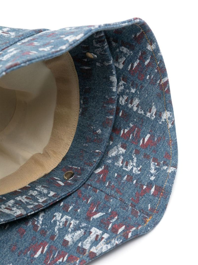 Blue X Future Logo-print Fisherman Hat