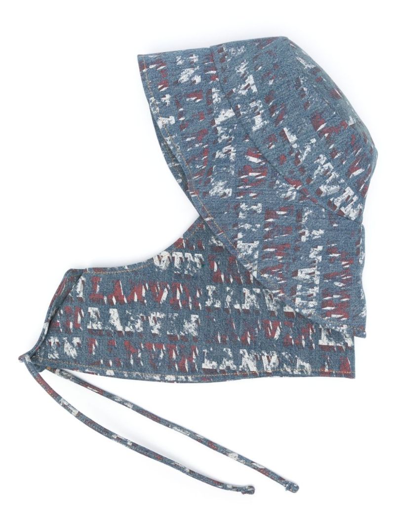 Blue X Future Logo-print Fisherman Hat