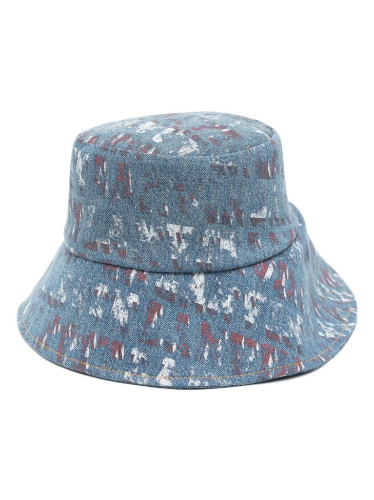 Blue X Future Logo-print Fisherman Hat