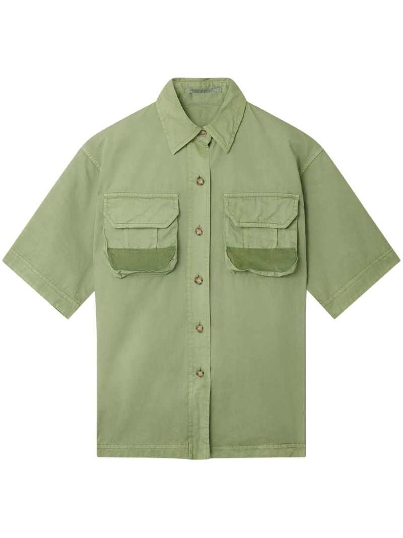 Green Organic-cotton Shirt