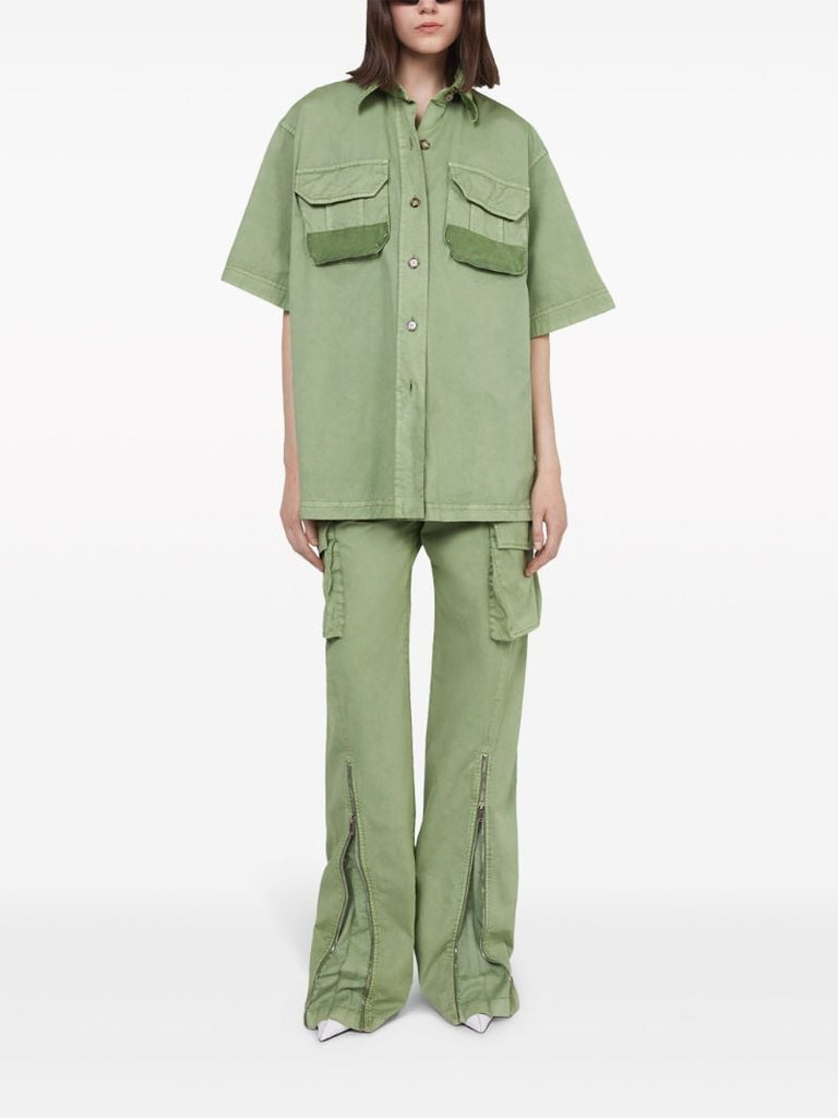 Green Organic-cotton Shirt