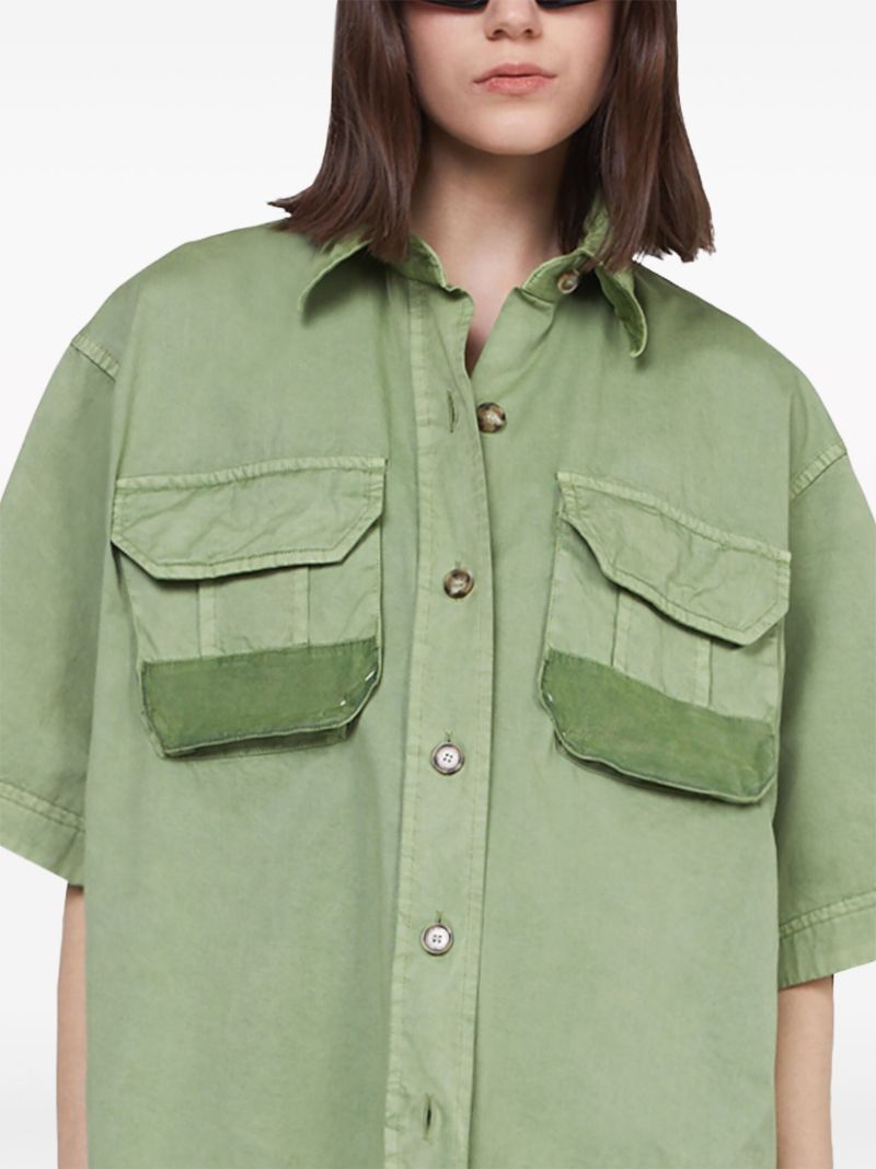 Green Organic-cotton Shirt