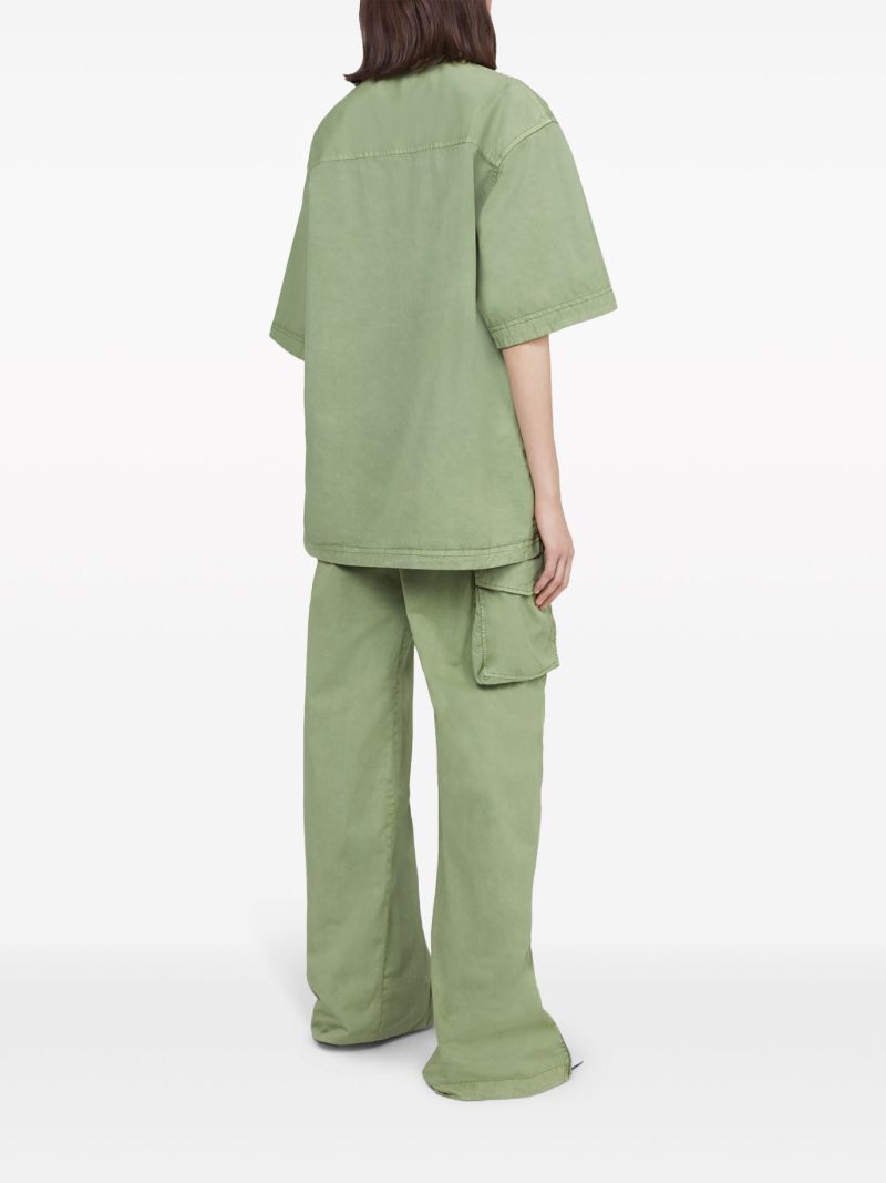 Green Organic-cotton Shirt