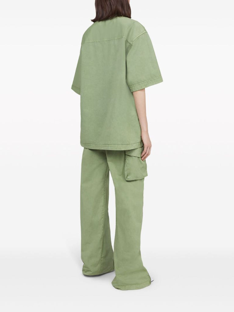 Green Organic-cotton Shirt