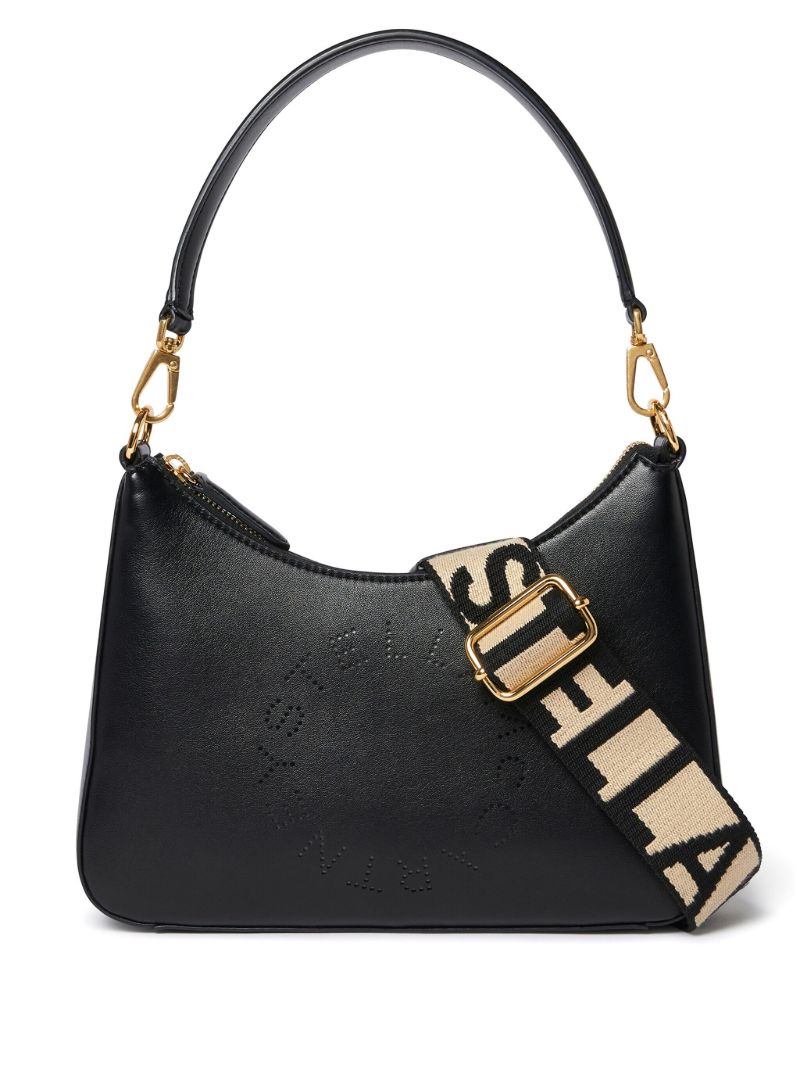 Black Small Logo Shoulder Bag
