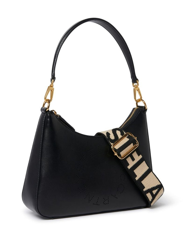 Black Small Logo Shoulder Bag