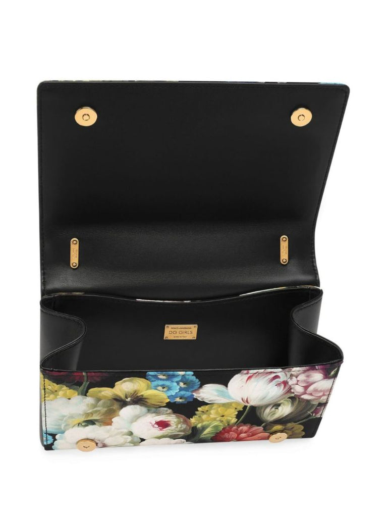 Black Dg Girls Medium Cross Body Bag